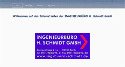 Desktop Screenshot of ing-buero-schmidt.de