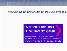 Tablet Screenshot of ing-buero-schmidt.de